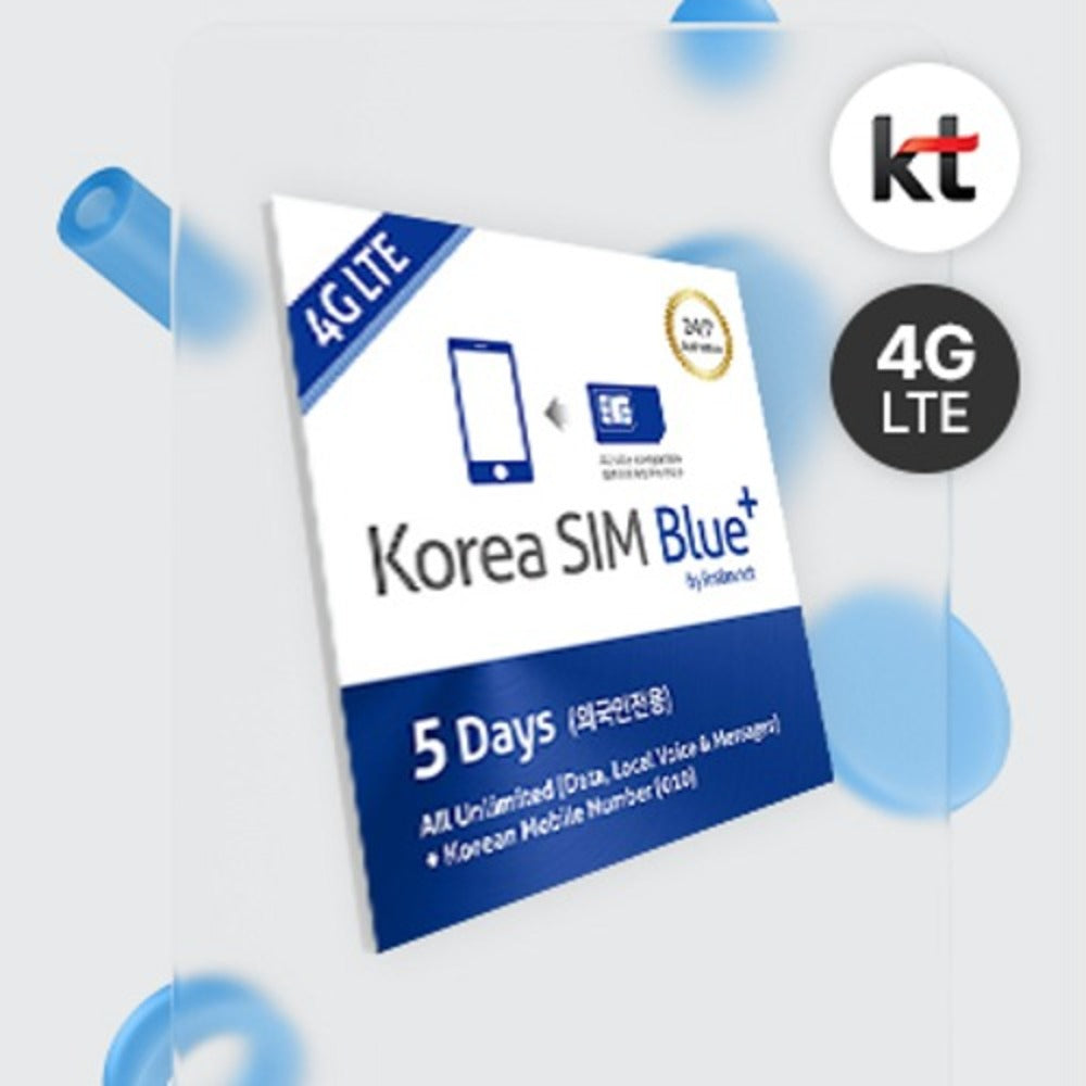 Korea SIM Blue Plus package