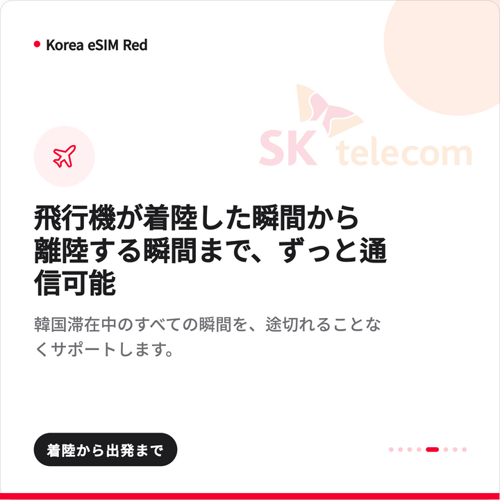 韓国eSIM Red｜SKT無制限データ＋010番号