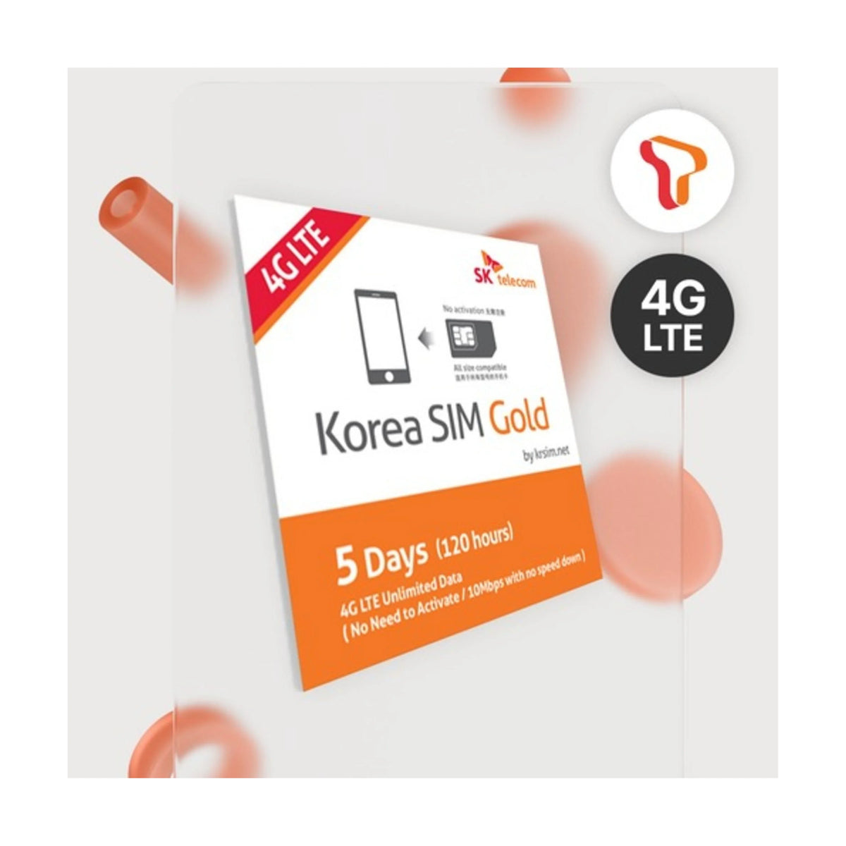 Korea eSIM Gold USIM square product thumbnail